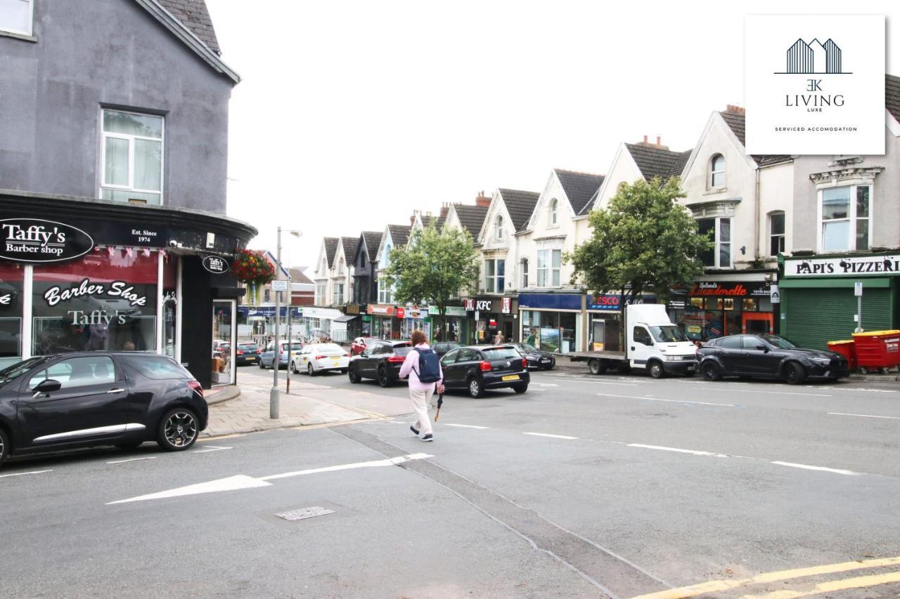Cosy Apartment In The Heart Of Uplands - Swansea - Prime Location - By Ekliving Luxe Luaran gambar
